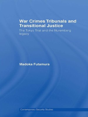 cover image of War Crimes Tribunals and Transitional Justice